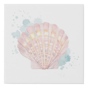 Salento Coast Shell Faux Canvas Print