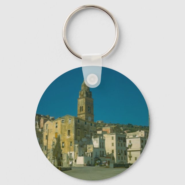 Salerno, Church and town Keychain (Front)