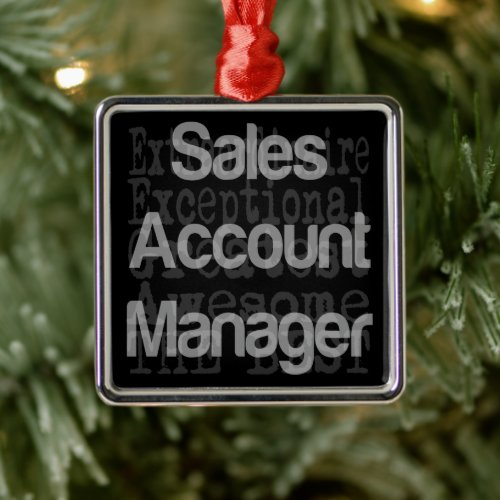 Sales Account Manager Extraordinaire Metal Ornamen Metal Ornament