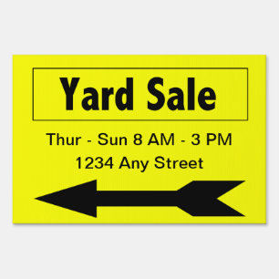 Sales Booster Yard Sale Yard Sign