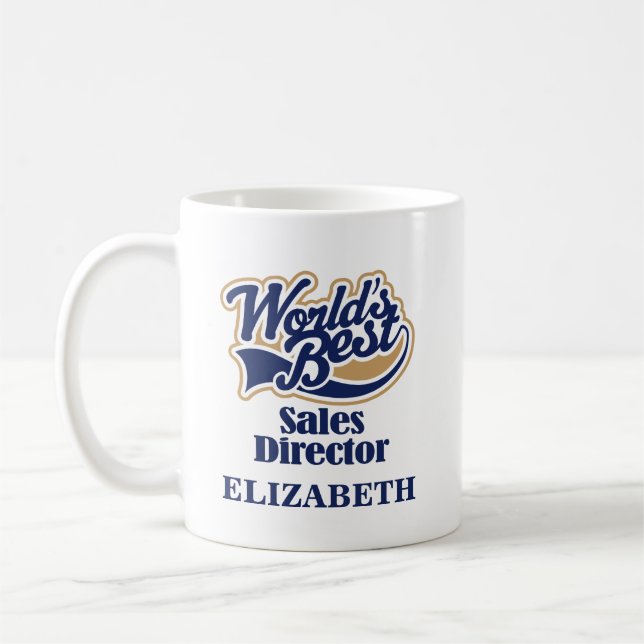 Sales Director Personalized Mug Gift (Left)