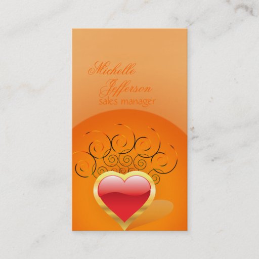 Customizable Sales Manager Business Cards