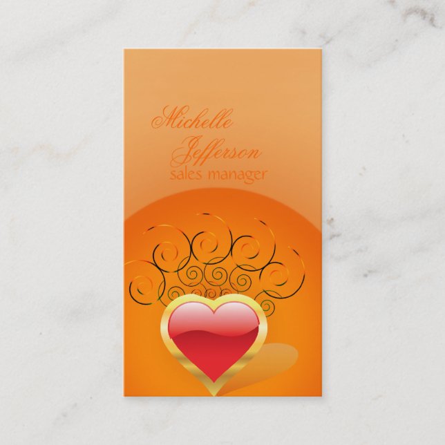 Sales Manager Business Cards (Front)