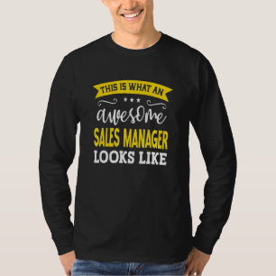 Sales Manager Job Title Employee Funny Worker Sale T-Shirt