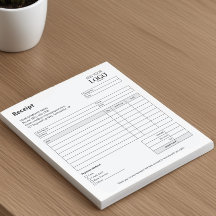 Sales Receipt Template |  Minimalist Business Form