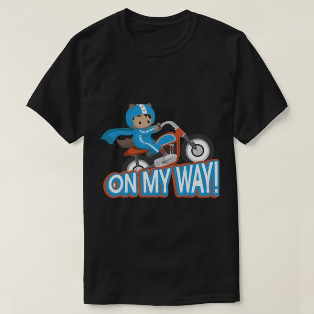 Salesforce Astro On My Way - Salesforce trailblaze T-Shirt (Design Front)
