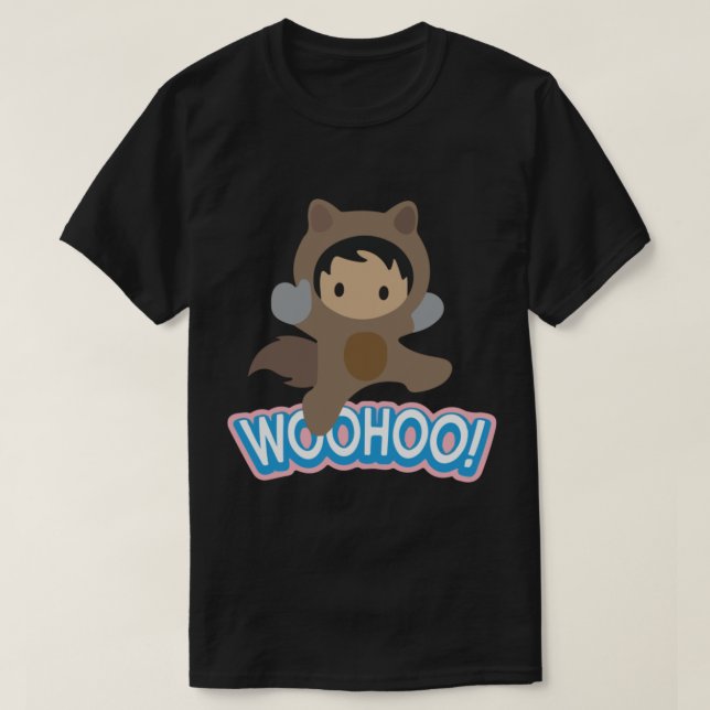 Salesforce Astro Wohooo - Salesforce trailblazer - T-Shirt (Design Front)
