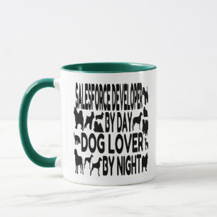 Salesforce Developer Dog Lover Mug