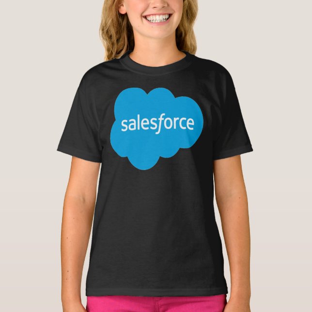 Salesforce-Salesforce Tower-Salesforce Logo-Cloud  T-Shirt (Front)