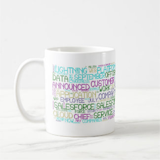 Salesforce Word Cloud Classic Mug