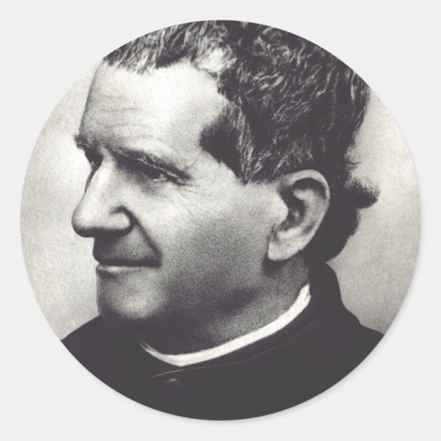Salesian Saint Don John Bosco Classic Round Sticker (Front)
