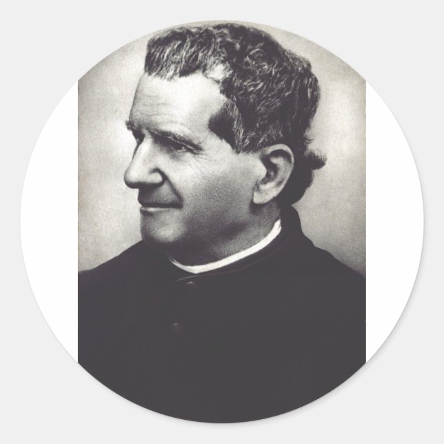 Salesian Saint Don John Bosco Classic Round Sticker (Front)