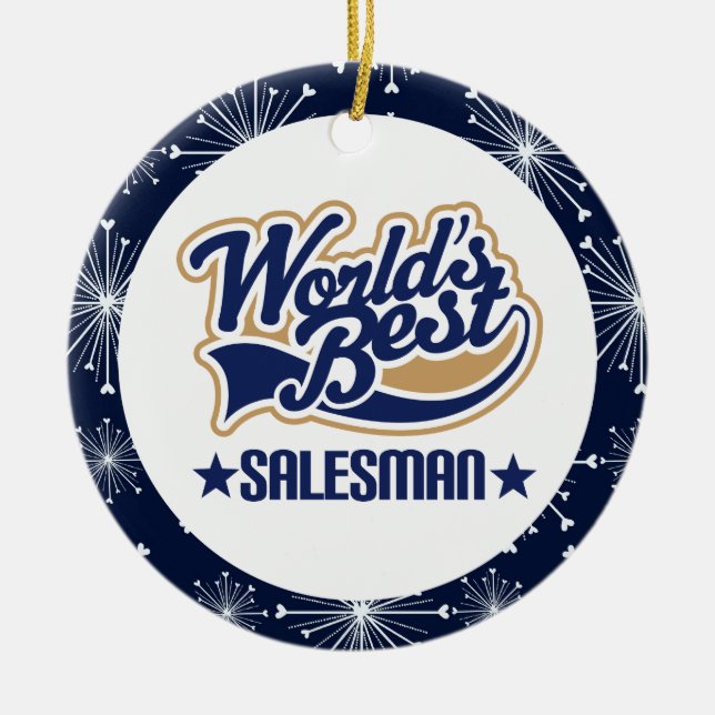 Salesman Gift Ornament (Front)