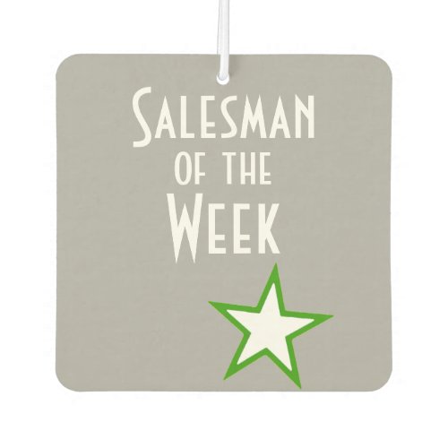 Salesman of the Week Award Air Freshener