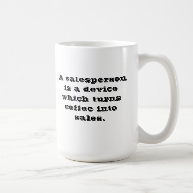 Salesperson Coffee Mug (Right)