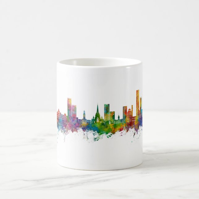 Salford England Skyline Coffee Mug (Center)