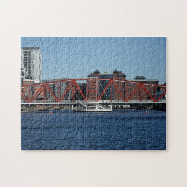 Salford quays Manchester docks. Jigsaw Puzzle (Horizontal)