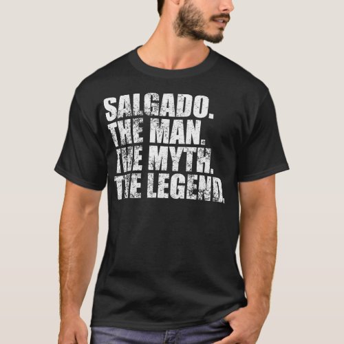 SalgadoSalgado Family name Salgado last Name Salga T_Shirt