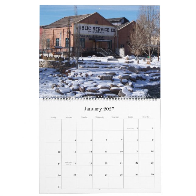 Salida Colorado, 2013 Calendar (Jan 2027)