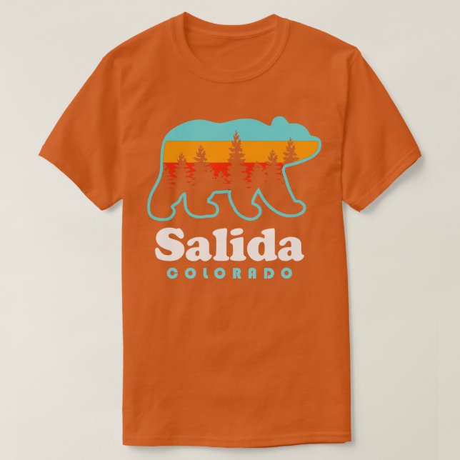 Salida Colorado  Bear Salida Colorado  T-Shirt (Design Front)