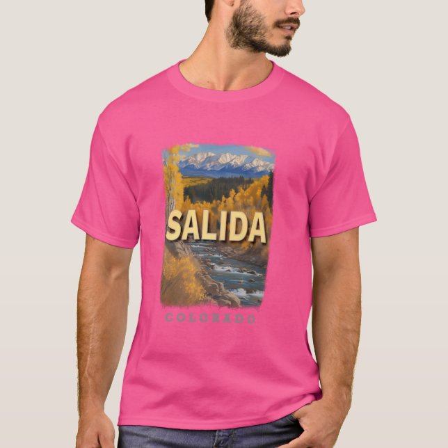 Salida Colorado CO Mountain Majesty SD860 T-Shirt (Front)