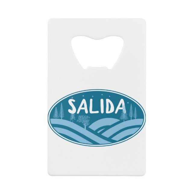 Salida Colorado Outdoors Credit Card Bottle Opener (Front)