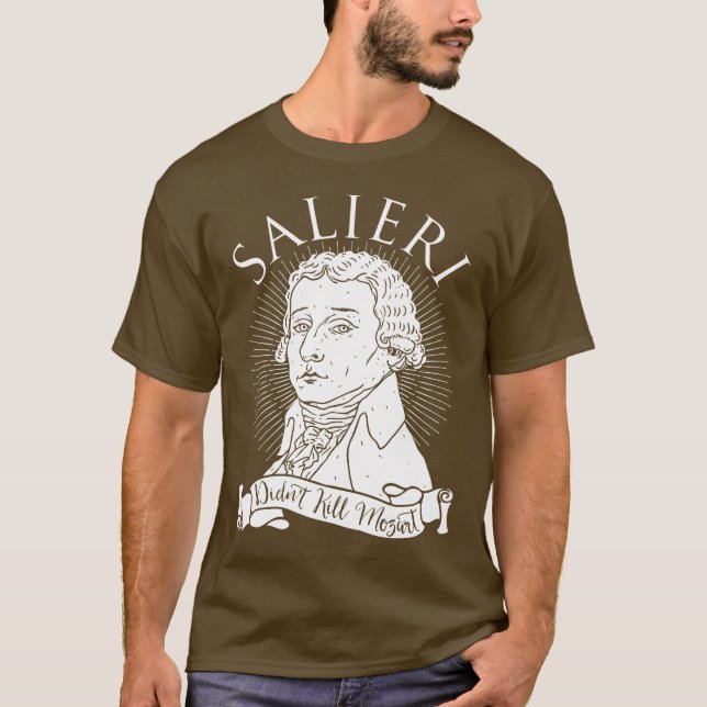 Salieri Didn't Kill Mozart T-Shirt (Front)