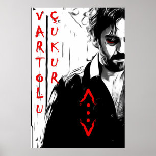 Salih koçovali/ çukur/ B&W Poster