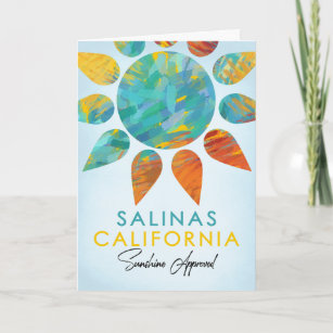 Salinas California Sunshine Travel Card