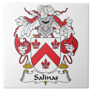 Salinas Family Crest Ceramic Tile