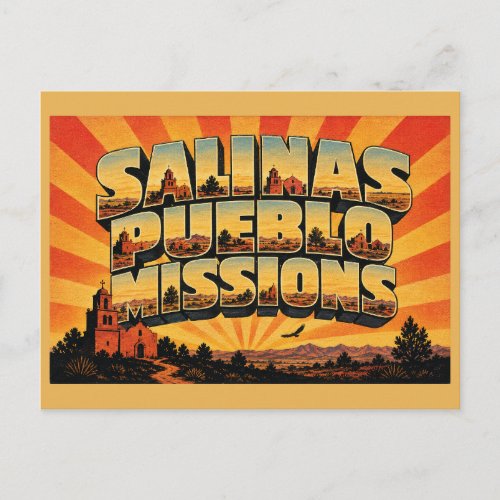 Salinas Pueblo Missions National Monument NM Postcard