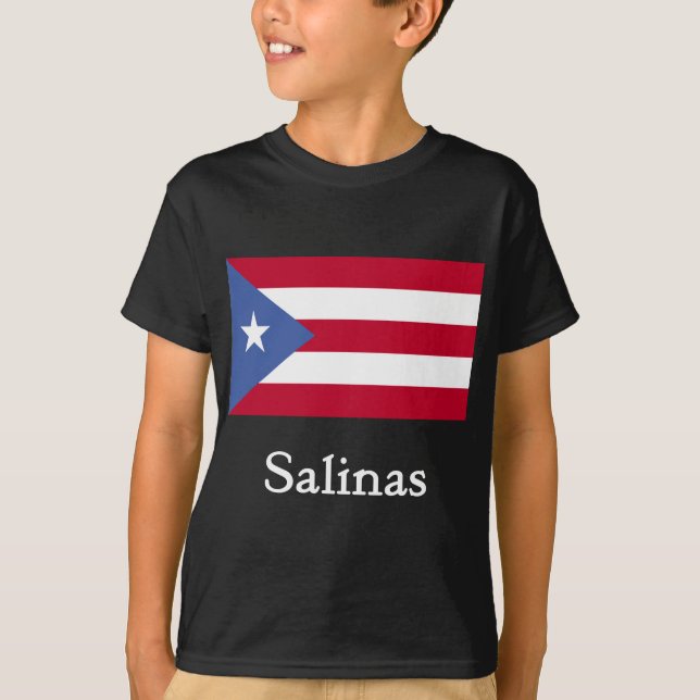 Salinas Puerto Rican Flag T-Shirt (Front)