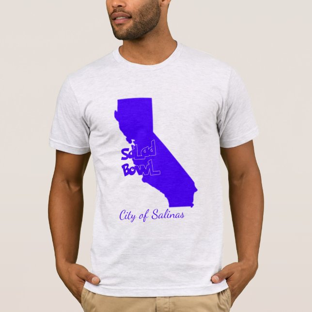 Salinas "Salad Bowl" Golden State T-shirt (Front)