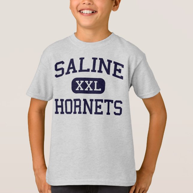 Saline - Hornets - High School - Saline Michigan T-Shirt (Front)