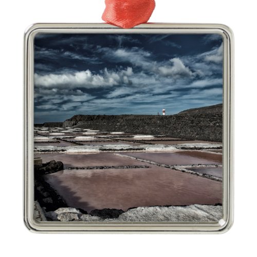 Salines at La Palma Metal Ornament