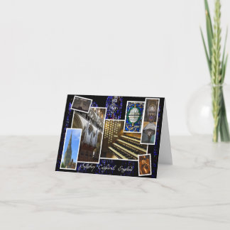Salisbury Cathedral Christmas greetings Holiday Card