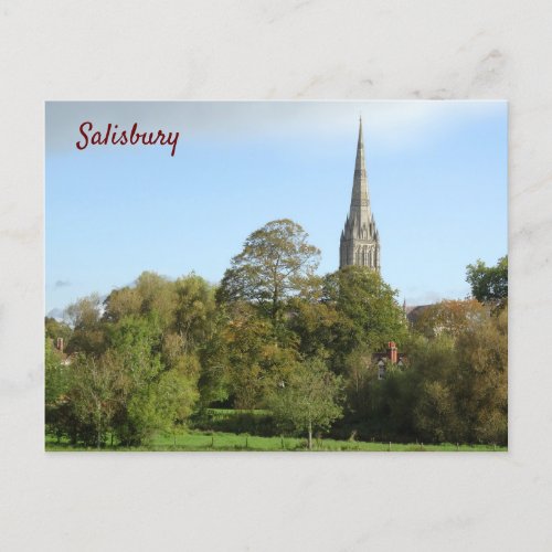 Salisbury Cathedral Postcard