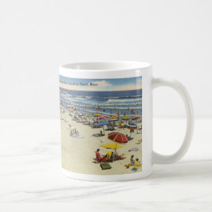 Salisbury, Massachusetts - Vintage Beach Scene Coffee Mug