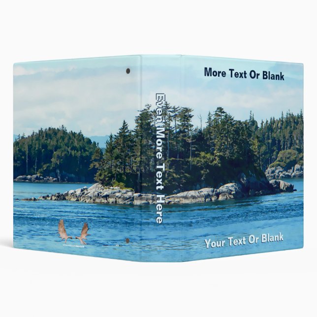 Salish Island 3 Ring Binder (Background)