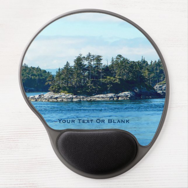 Salish Island Gel Mouse Pad (Front)