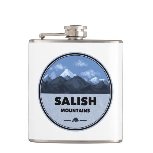 Salish Mountains Montana Camping Flask