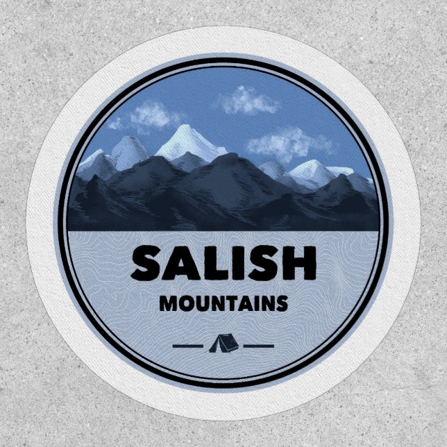 Salish Mountains Montana Camping Patch (Front)