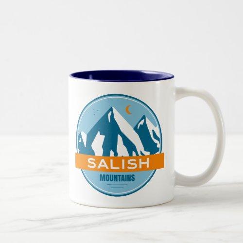 Salish Mountains Montana Two_Tone Coffee Mug