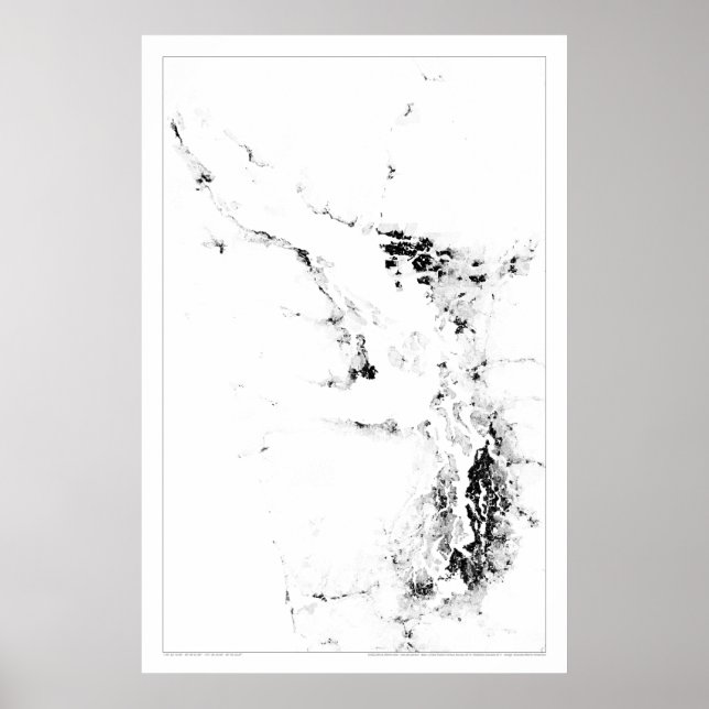 Salish Sea Census Dotmap Poster (Front)