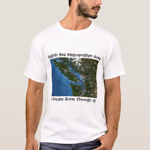 Salish Sea Metro Area T_shirt