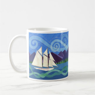 Salish Sea Schooner Coffee Mug