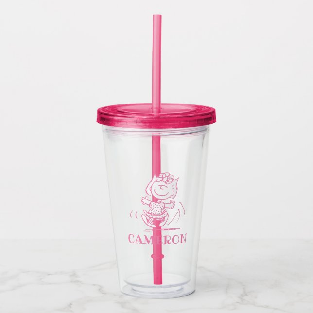 Sally Brown Dancing Acrylic Tumbler (Front)