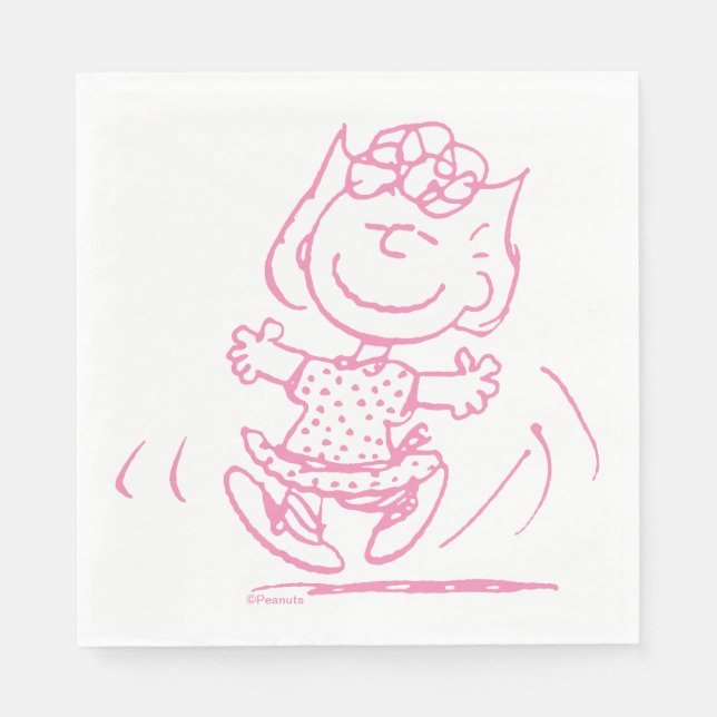 Sally Brown Dancing Napkins (Front)