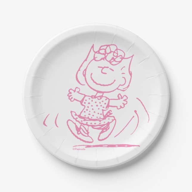 Sally Brown Dancing Paper Plates (Front)