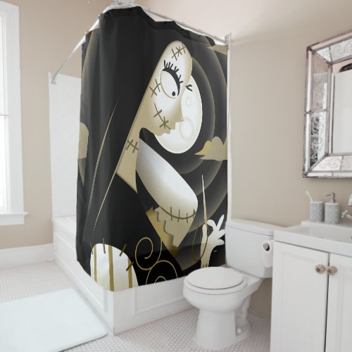 Sally  Isnt It Wonderful Shower Curtain